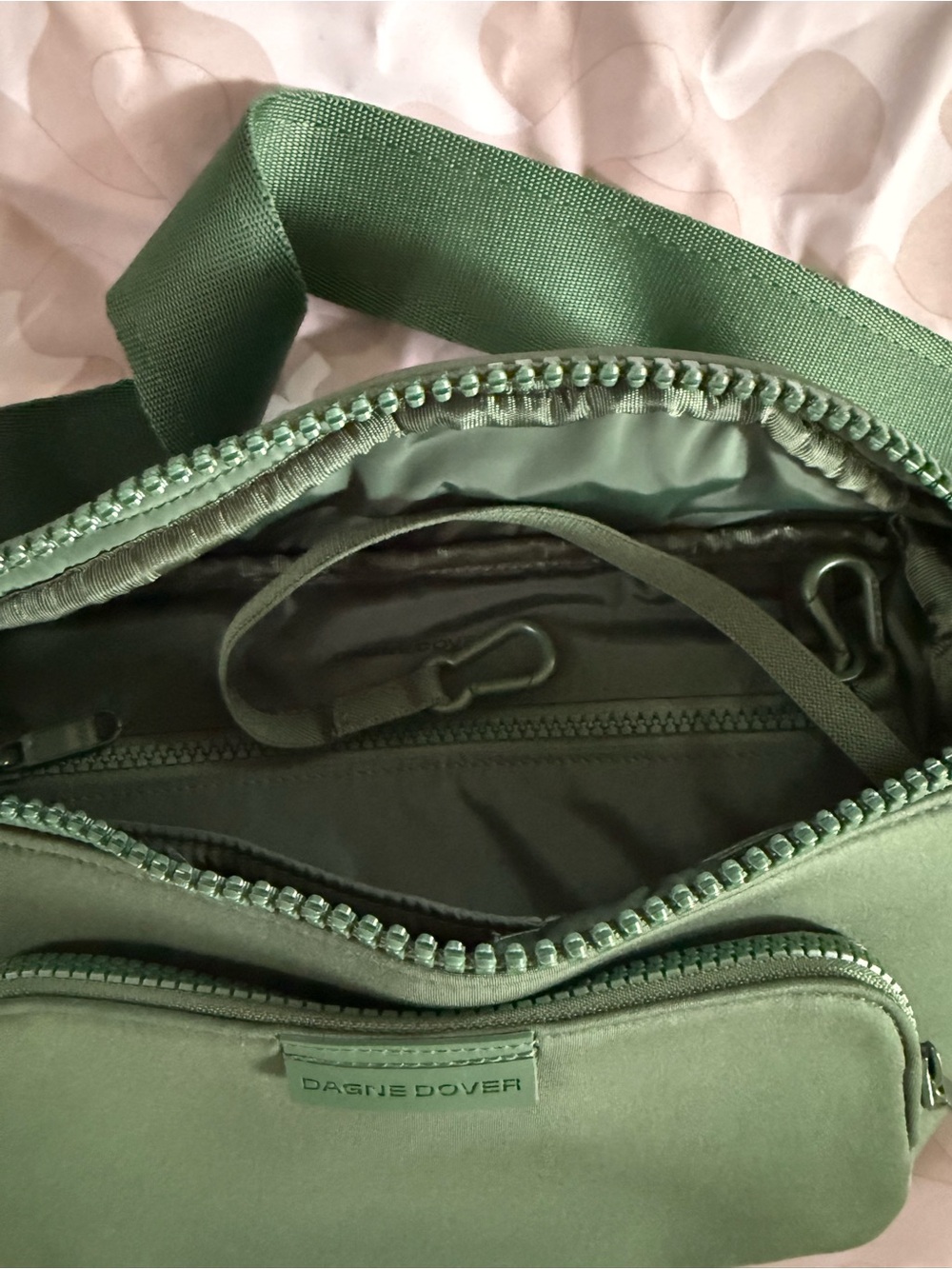 Dagne Dover Green Jax Large Fanny Pack - Picture 3 of 3